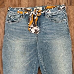 We The Free Jeans with Pattern Belt